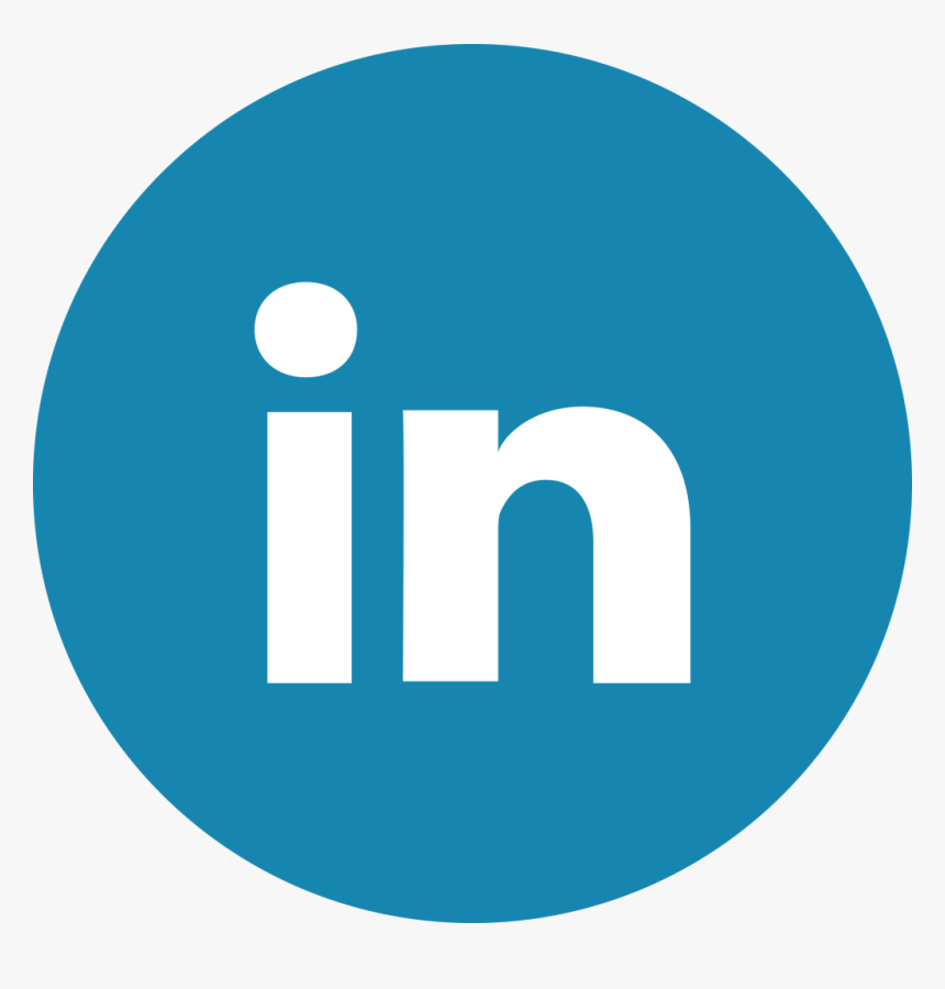 Linkedin Logo Circle Transparent, HD Png Download