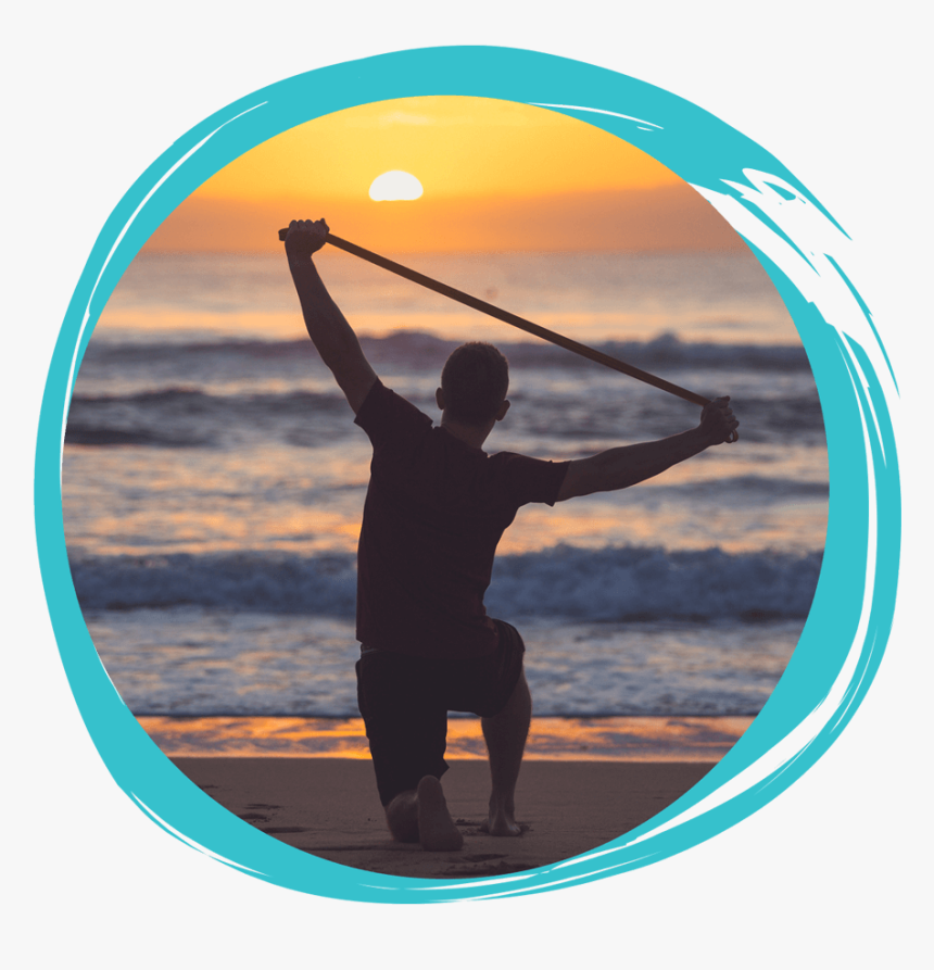 Transparent Surfboard Silhouette Png - Circle, Png Download