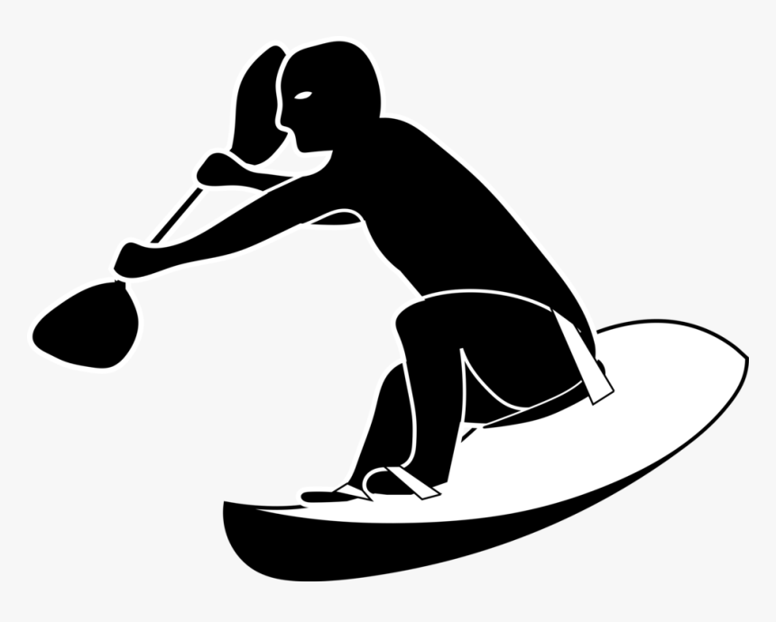 Human - Surfing Clip Art Png, Transparent Png