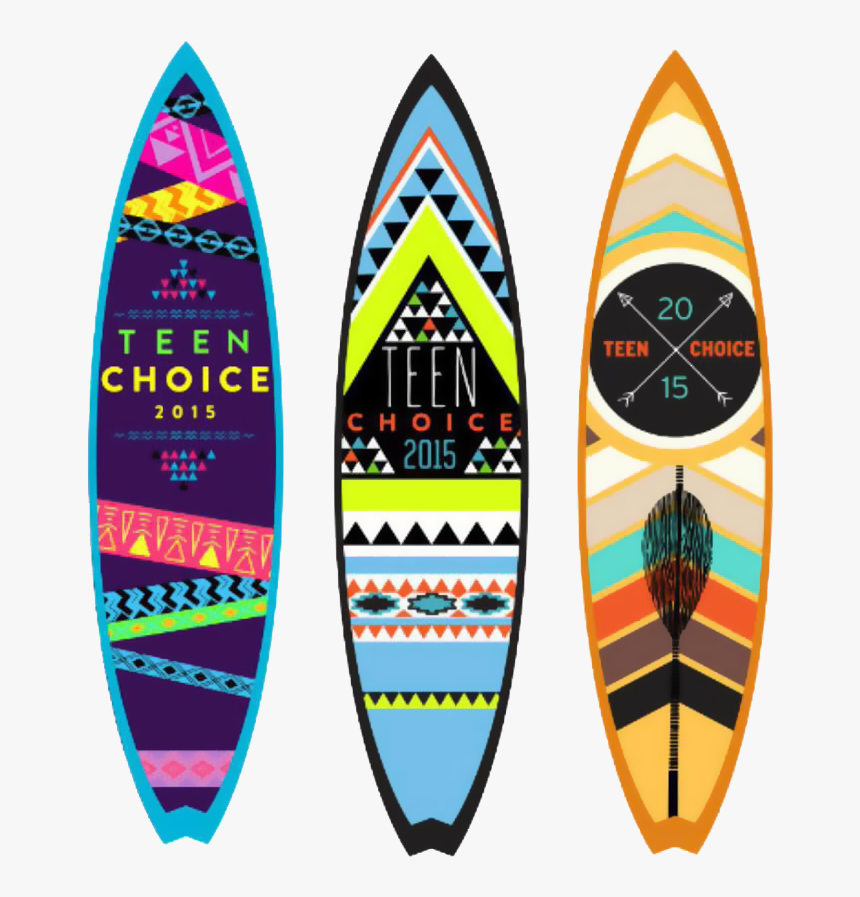 Surf Board Png - Teen Choice Awards Award, Transparent Png
