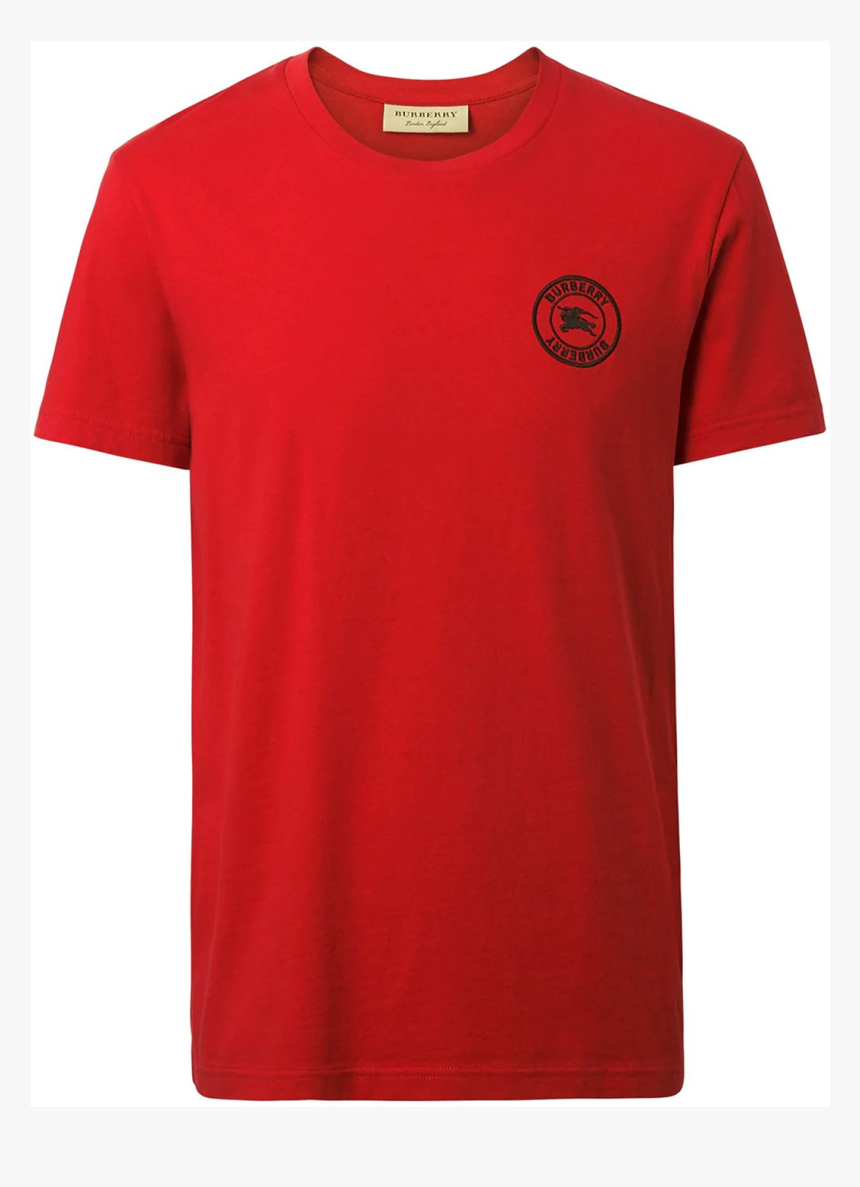 Burberry T Shirts Logo - Red Gildan T Shirt 2000, HD Png Download