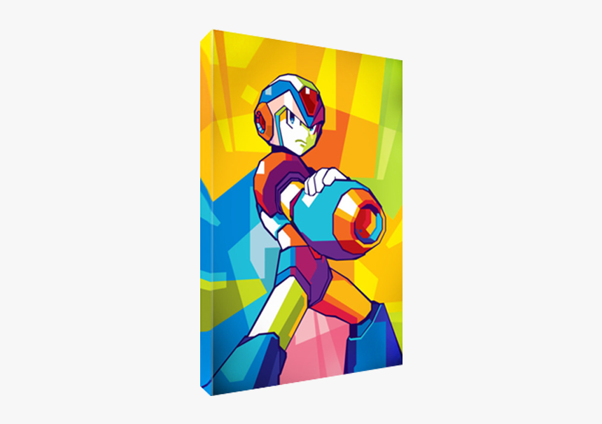 Mega Man Pop Art, HD Png Download