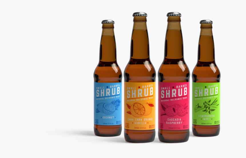 Coconut Shrub Soda, Orange &amp - Beer Bottle, HD Png Download