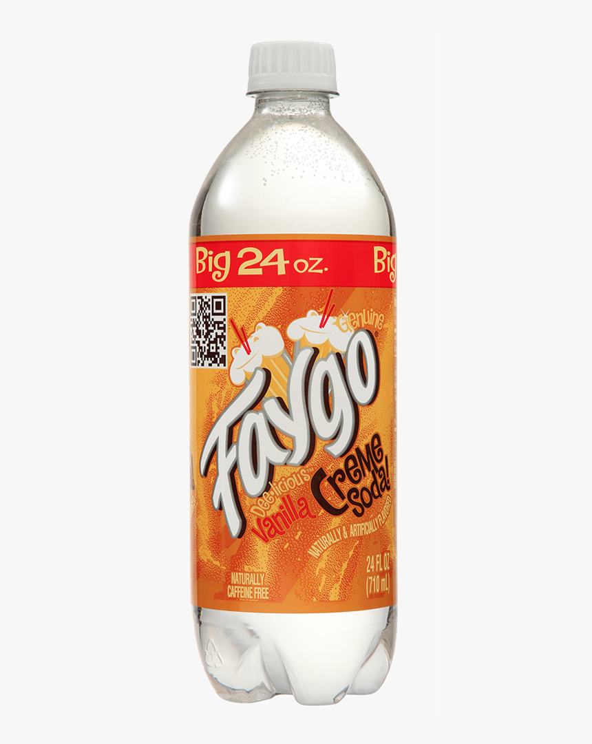 24oz Faygo Creme Soda - Plastic Bottle, HD Png Download