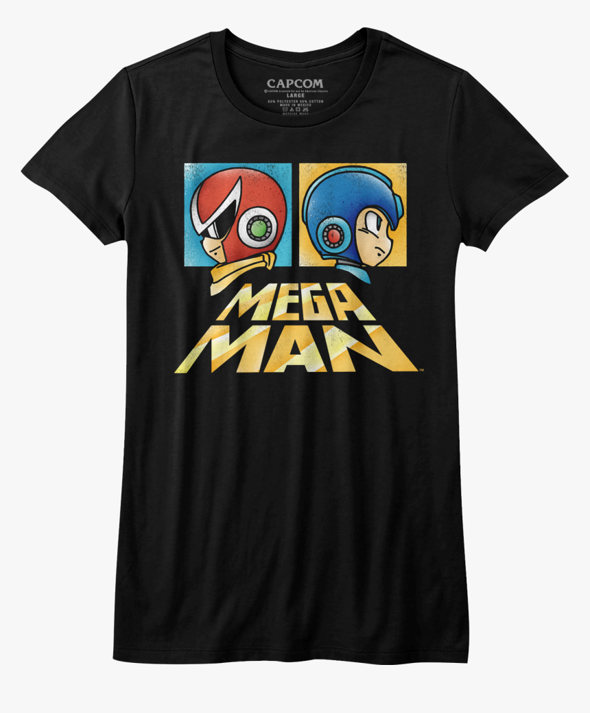 Junior Profiles Proto Man And Mega Man Shirt - Gonna Need A Bigger Boat T Shirts, HD Png Download