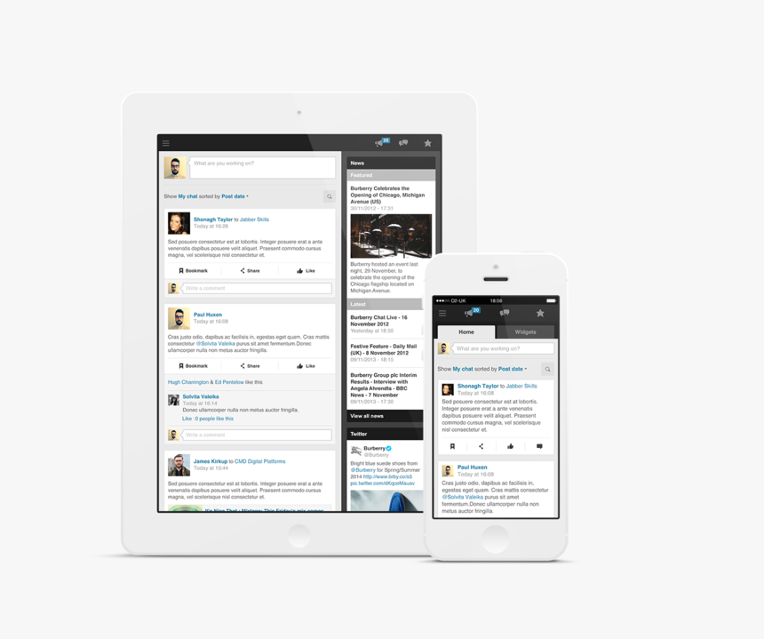 Burberryworld Home Ipad Mobile, HD Png Download