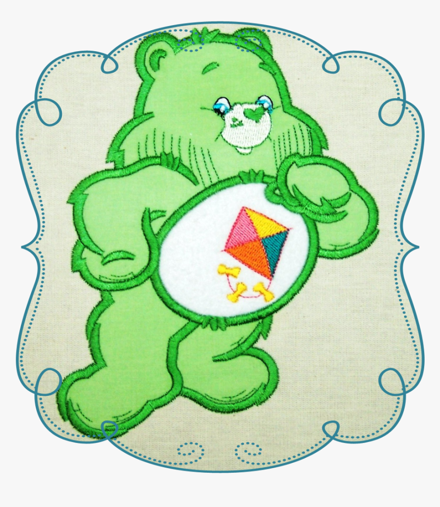 Care Bear Applique Machine Embroidery Design Pattern-instant - Cartoon, HD Png Download