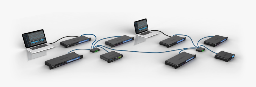 Black And White Computer Networking , Png Download - Motu Ultralite Avb, Transparent Png