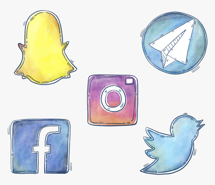 Icone De Rede Social Png, Transparent Png