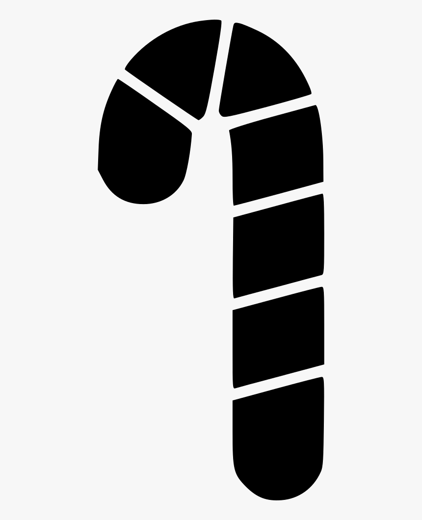 Candy Candy Cane Christmas Decoration New Ornament - Black-and-white, HD Png Download