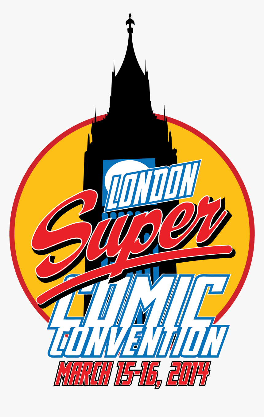 Lscc 2014 Logo With Date Rgb 300dpi - London Super Comic Convention, HD Png Download