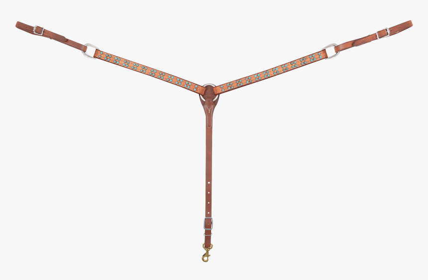 Antique Turquoise Dots Breastcollar - Bicycle Handlebar, HD Png Download