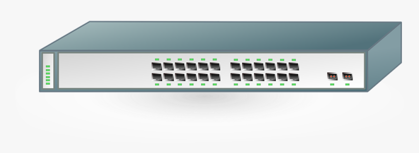 Switch, Network, Hardware, Computer, Equipment, Rack - Network Switch Clipart, HD Png Download