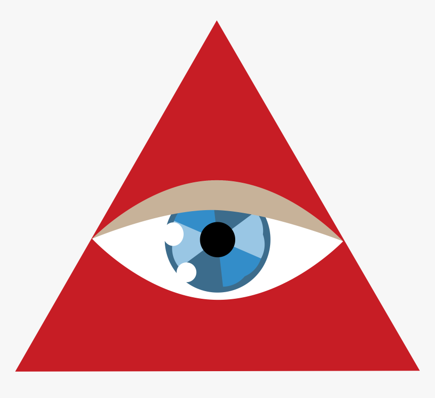 Triangle,party Hat,circle - Triangle Eye Png Icon, Transparent Png