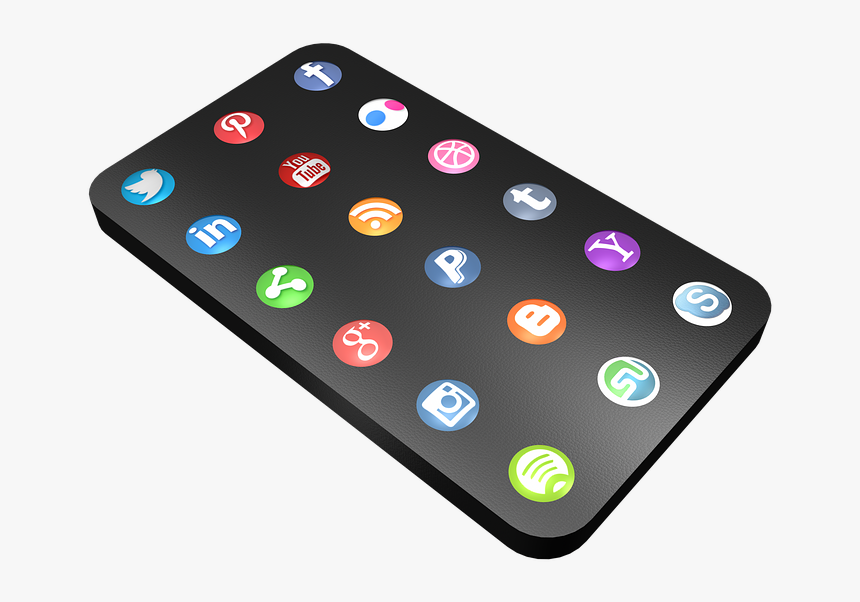 Media, Social, Icon, Marketing, Facebook, Twitter - Marketing, HD Png Download