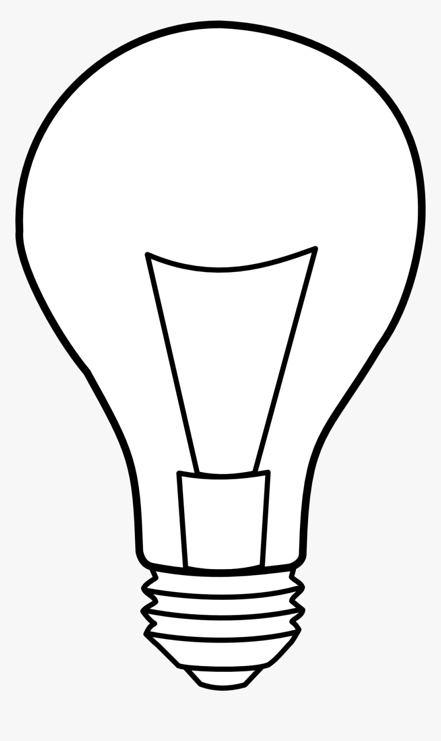 Transparent Light Bulb Clipart - White Light Bulb Vector, HD Png