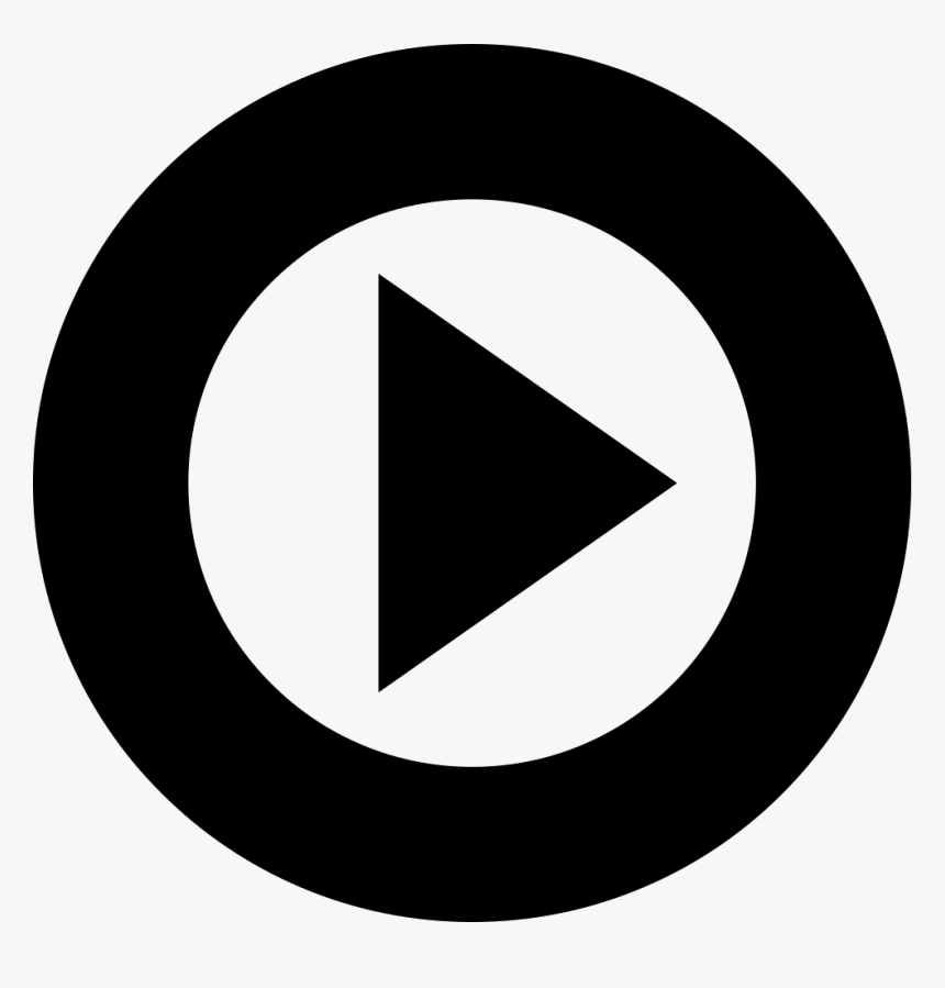 Play Gross Outlined Circular Player Button - Youku Icon, HD Png Download
