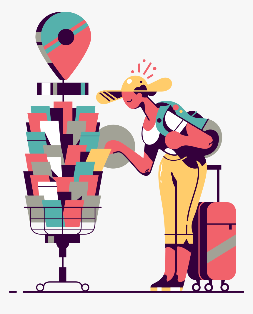 The Best U S - Travel The World Illustration Behance, HD Png Download