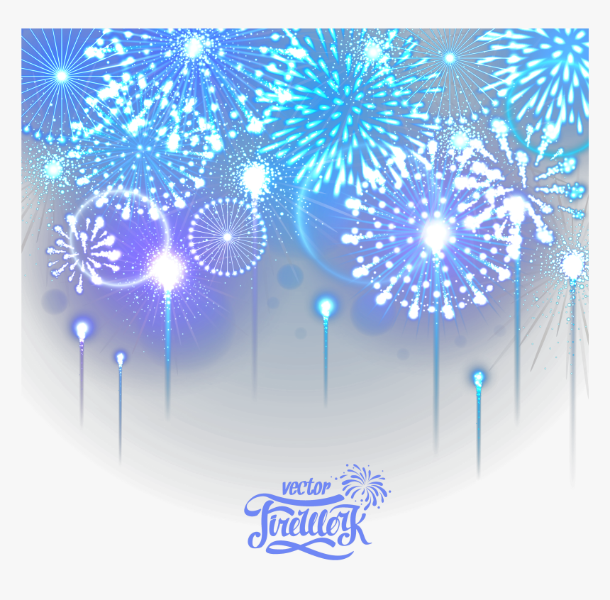 Vector Library Download Fireworks Dazzling Transprent, HD Png Download