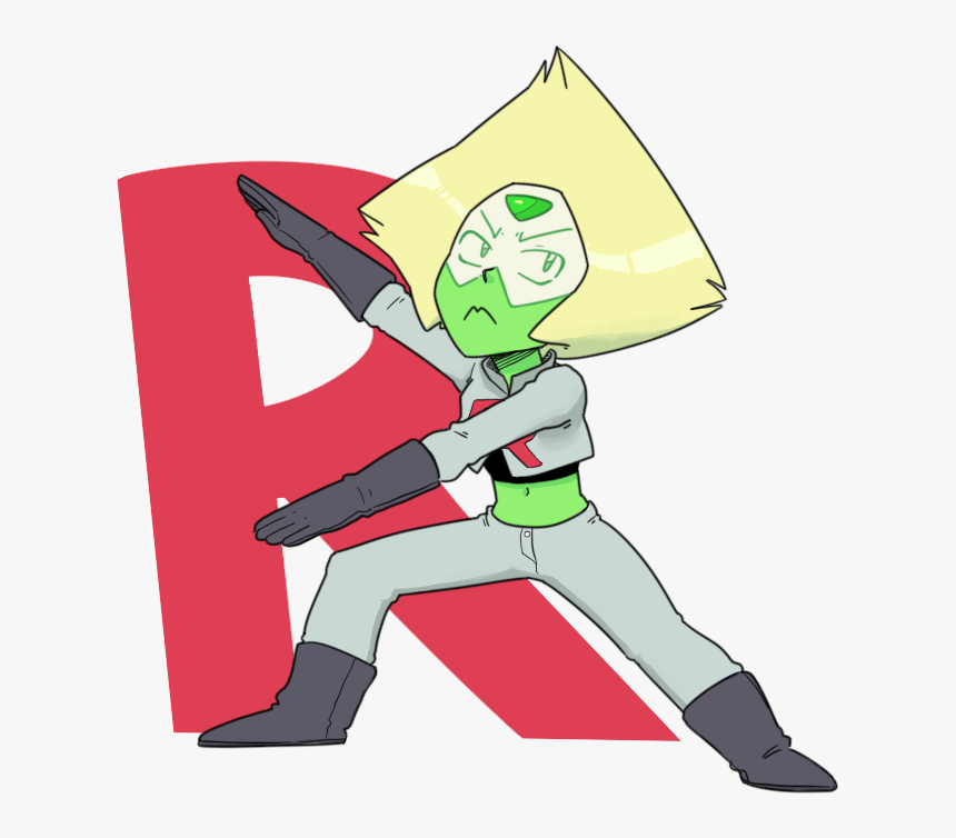 Attack The Light Beast Boy Raven Green Red Cartoon - Steven Universe Peridot Pokemon, HD Png Download