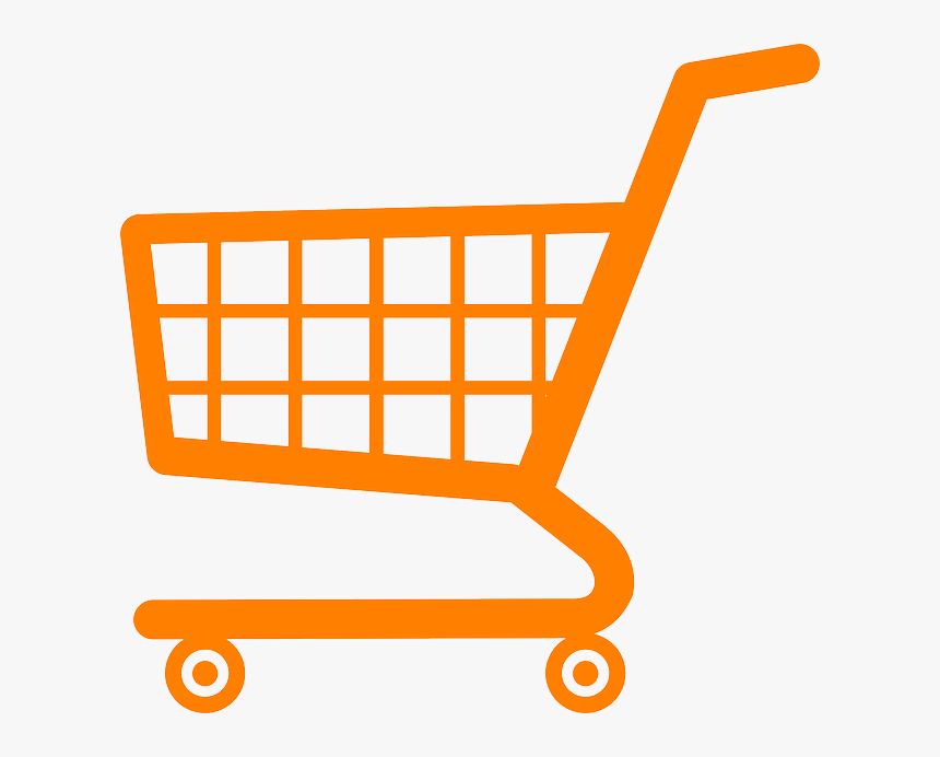 Gold Shopping Cart Png, Transparent Png