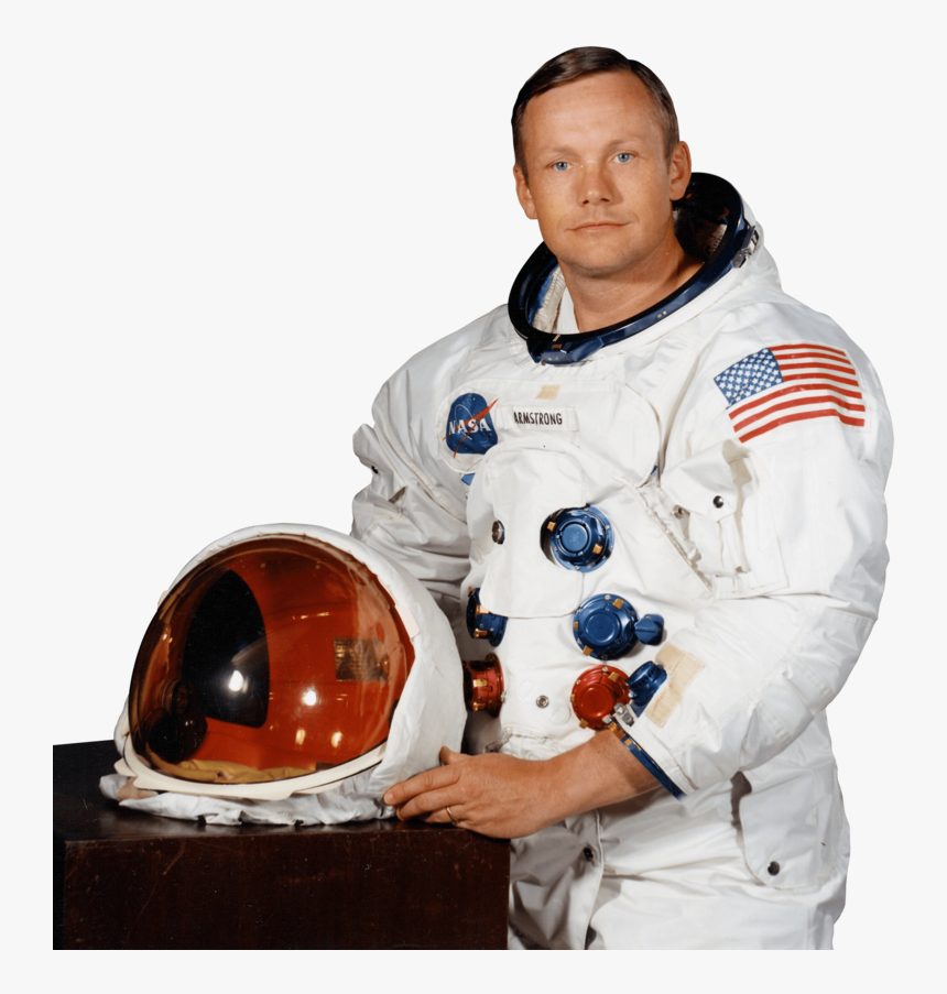 Neil Armstrong On The Moon, HD Png Download