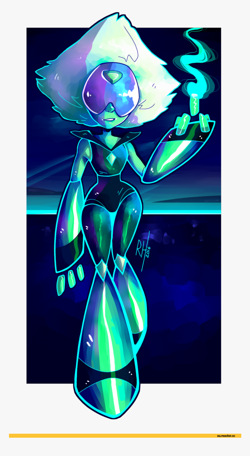 Su Art Steven Universe - Steven Universe Peridot Badass, HD Png Download