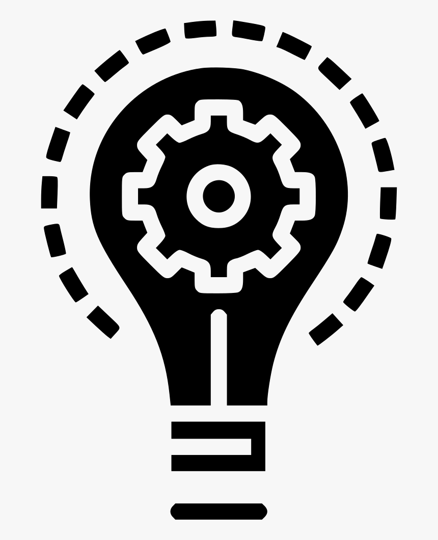 Bulb Idea Imagination Light Innovation Setting Gear - Modernization Icon, HD Png Download