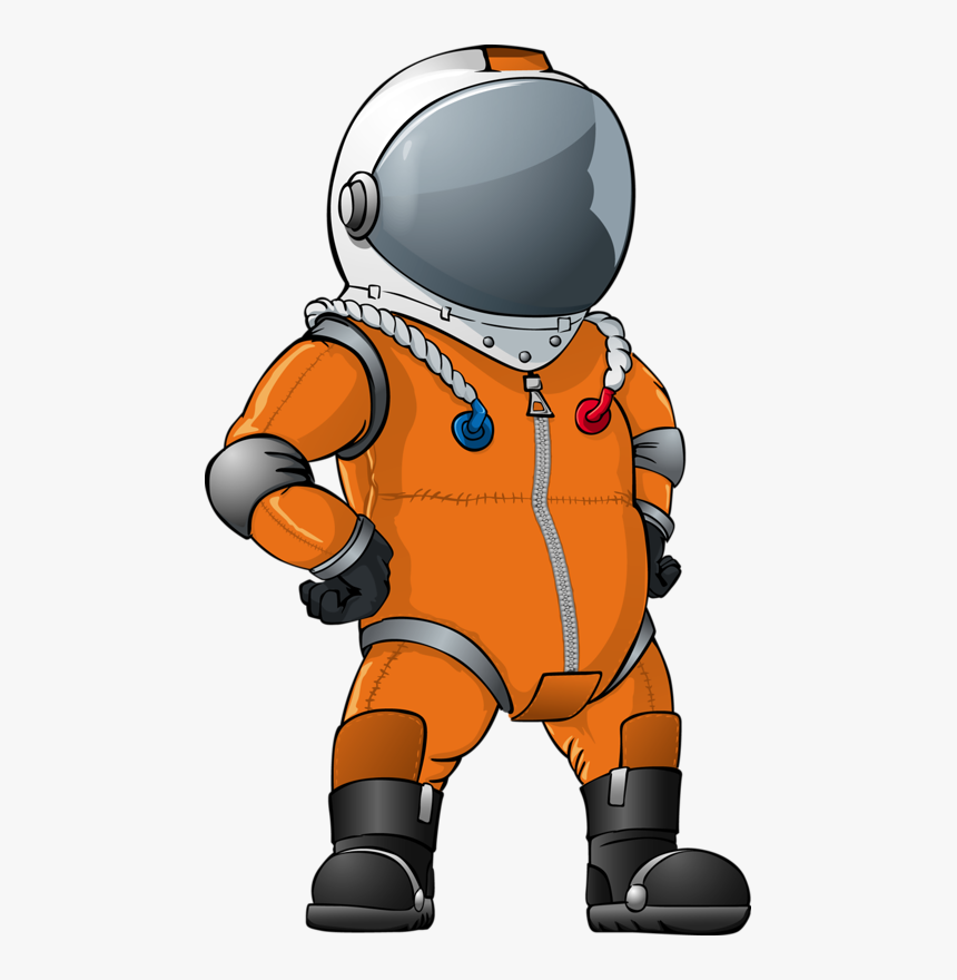 Astronaut Png - Orange Astronaut Clipart, Transparent Png