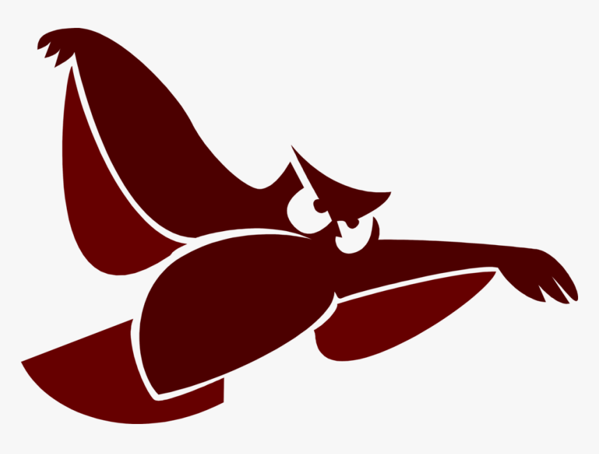 Owl Free Stock Photo Illustration Of A Flying Brown - Owl Flying Cartoon Png, Transparent Png