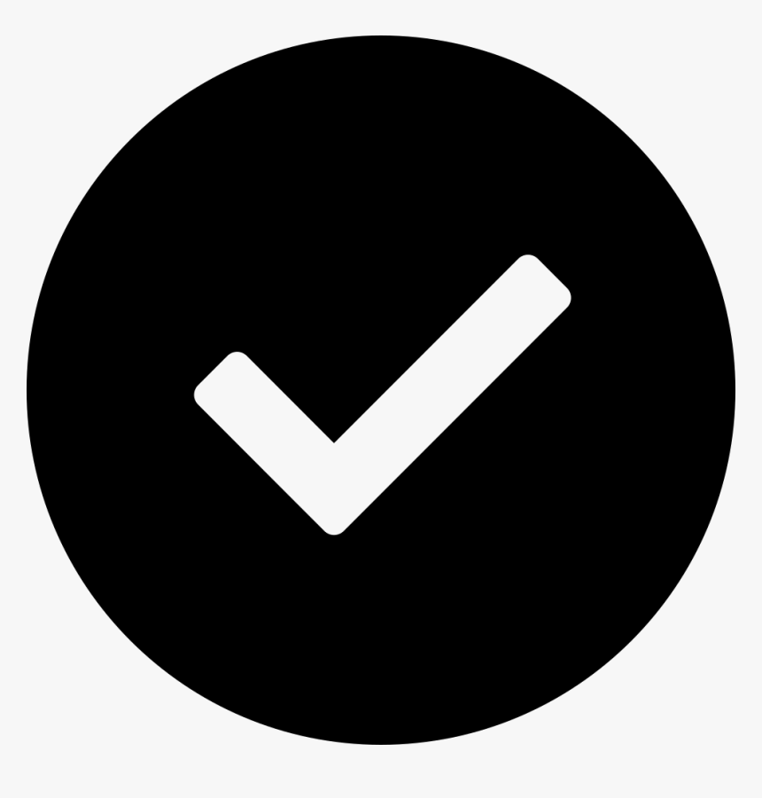 Booking Success - Rounded Check Mark Png, Transparent Png