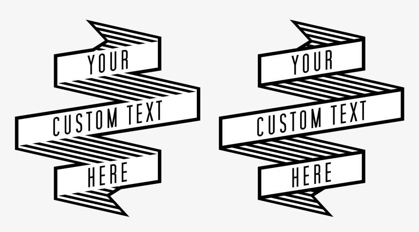Banner Png Black And White Transparent Png , Png Download - Banner Png Black And White, Png Download