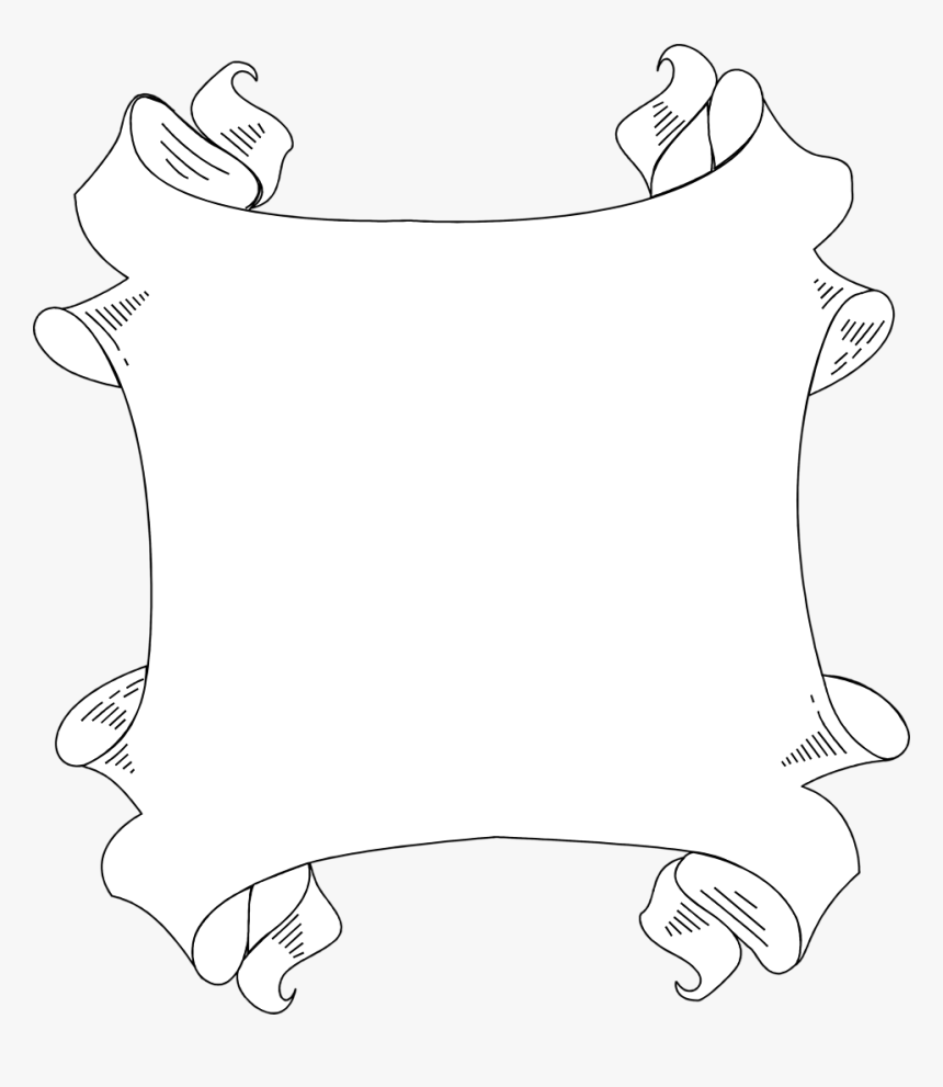 Origami Speech Bubble Banner Banner Border Design Hd Png