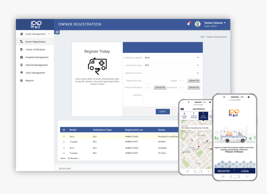Emergency Embulance Booking Application - Computer Icon, HD Png Download