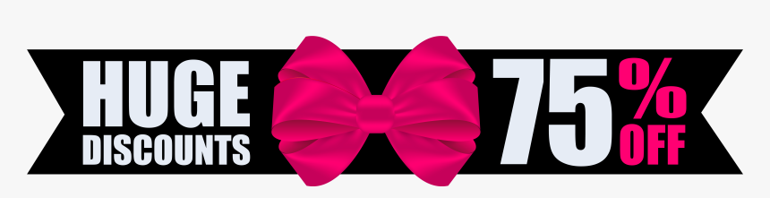 Black Friday With Bow - Black Friday Banner Png, Transparent Png