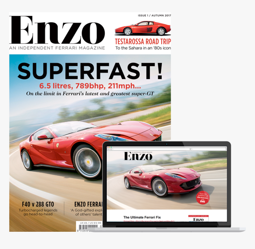Ferrari Magazine Enzo, HD Png Download