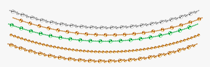 Transparent Bead Clipart - Bead Garland Png, Png Download