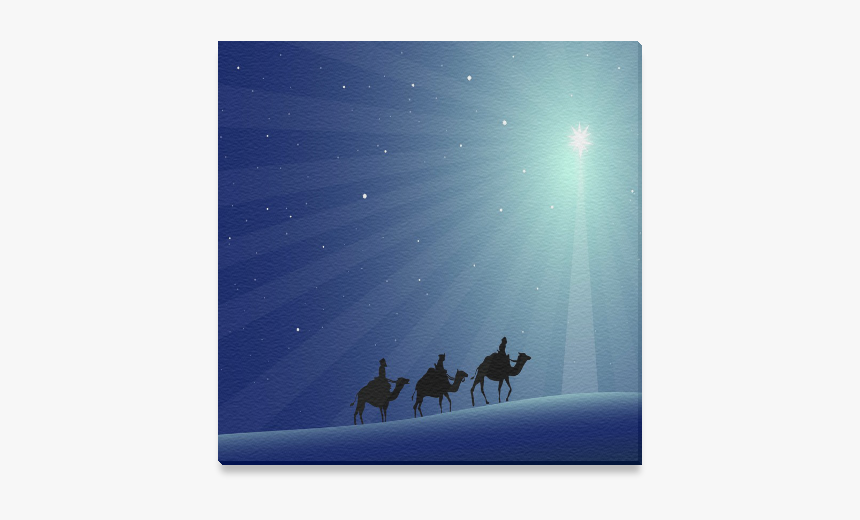 Three Wise Men Canvas Print 12 X12 - Star, HD Png Download