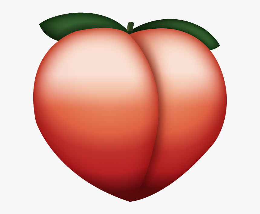 Transparent Background Peach Emoji, HD Png Download