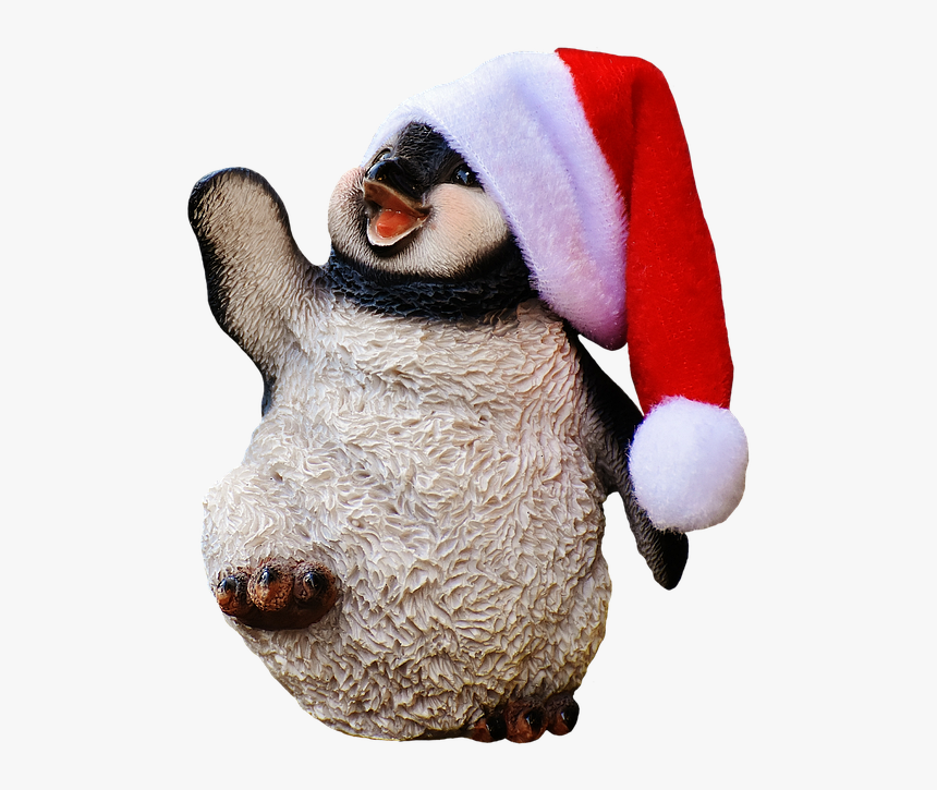 Christmas, Penguin, Santa Hat, Dance, Funny, Figure - Christmas Day, HD Png Download