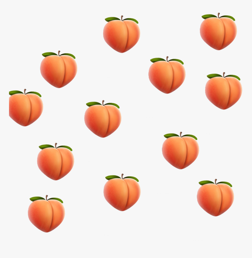 #background #emoji #backgroudemoji #peachy #peach #freetoedit, HD Png Download