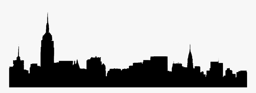 Collection Of Free Vector Skyline Cityscape Download - Statue Of Liberty, HD Png Download