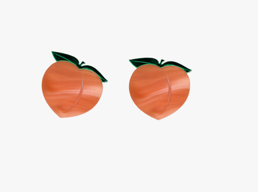 Peach Earrings - Persimmon, HD Png Download