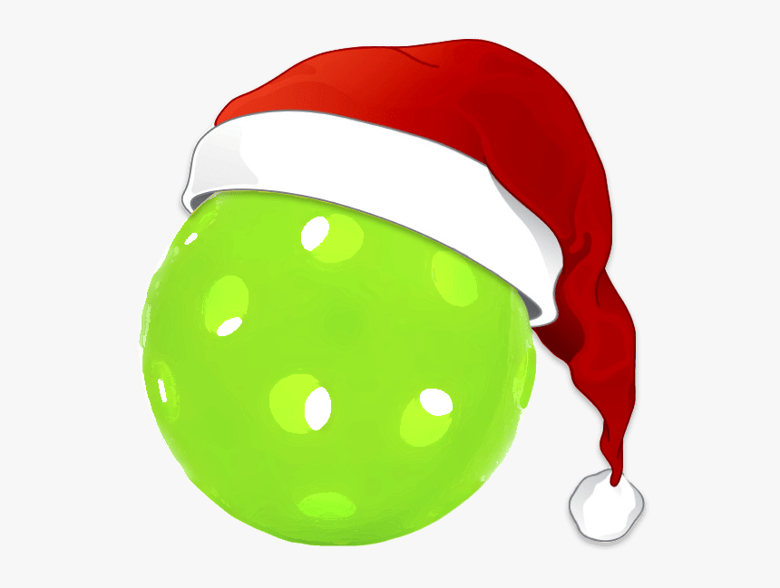 Santa Hat Pickleball - Pickleball Santa, HD Png Download