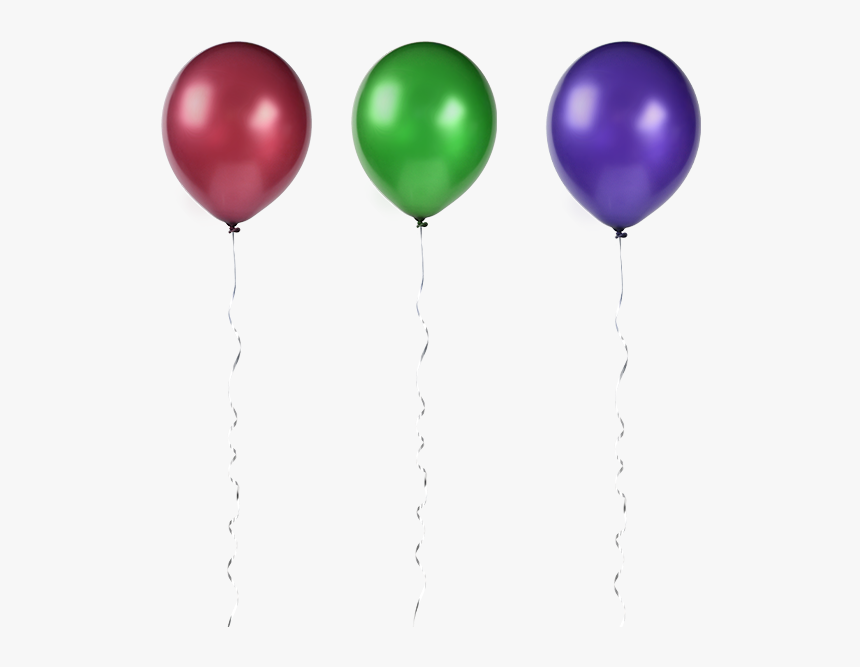 Colored Balloons Png - Balloon, Transparent Png