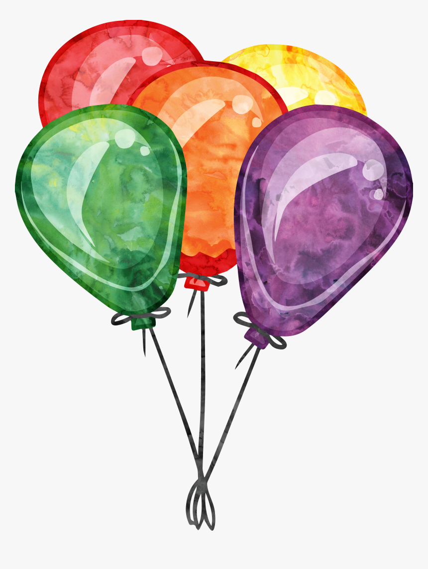 Birthday Clip Art Transprent - Balloons Clipart, HD Png Download