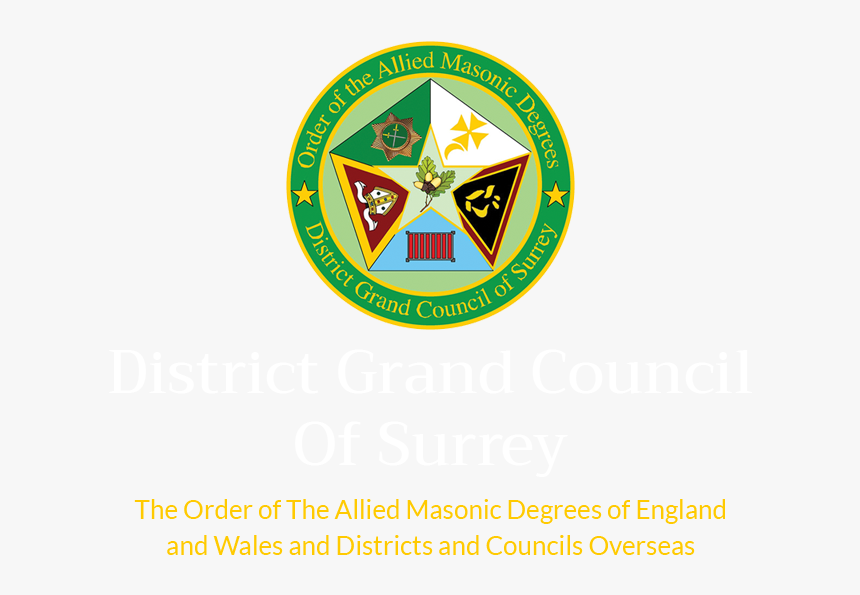 District Grand Council
of Surrey - Emblem, HD Png Download