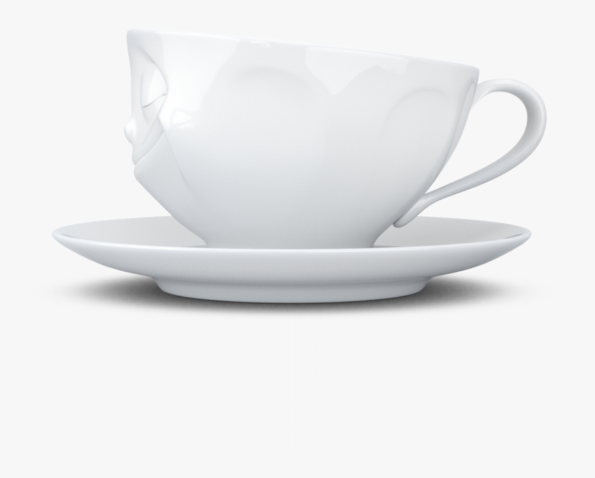 T014301 Kaffeetasse Gluecklich Weiss 03 - Filiżanka Png, Transparent Png