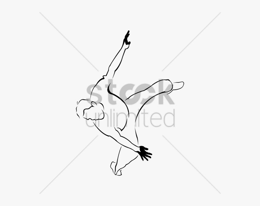 Hip Hop Dancer Vector Image, HD Png Download