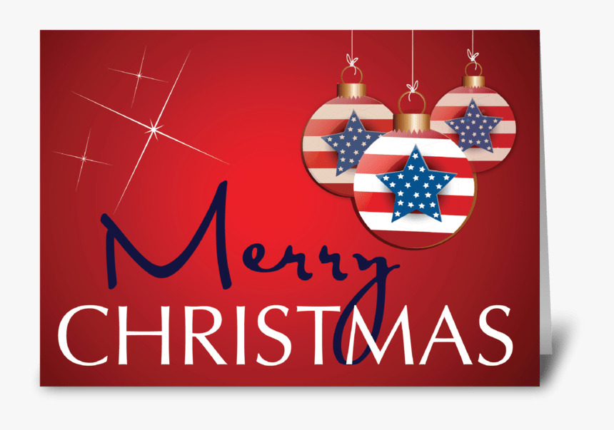 Stars And Stripes Patriotic Christmas Greeting Card - Home Dvd Cover, HD Png Download